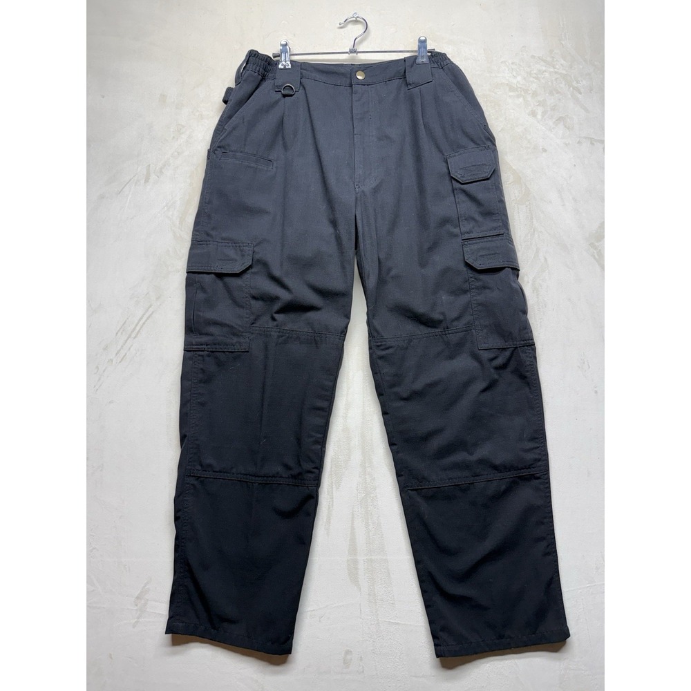 5.11 Tactical Taclite Pro Cargo Pants Mens 34x30 Black Ripstop Heavy Duty Work